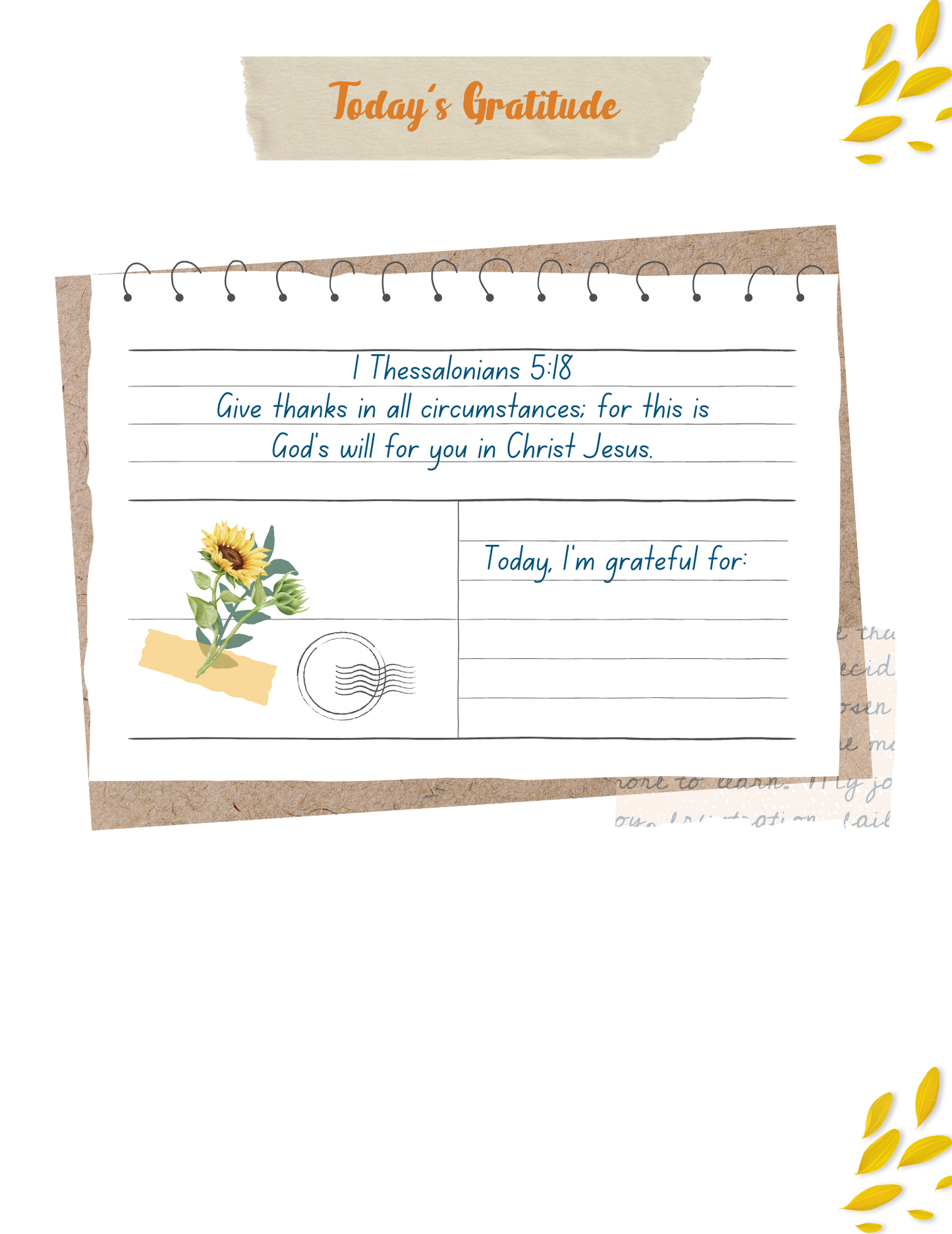 Grow in Grace Bible Study Printable Planner (37 Pages) | Faith Journal