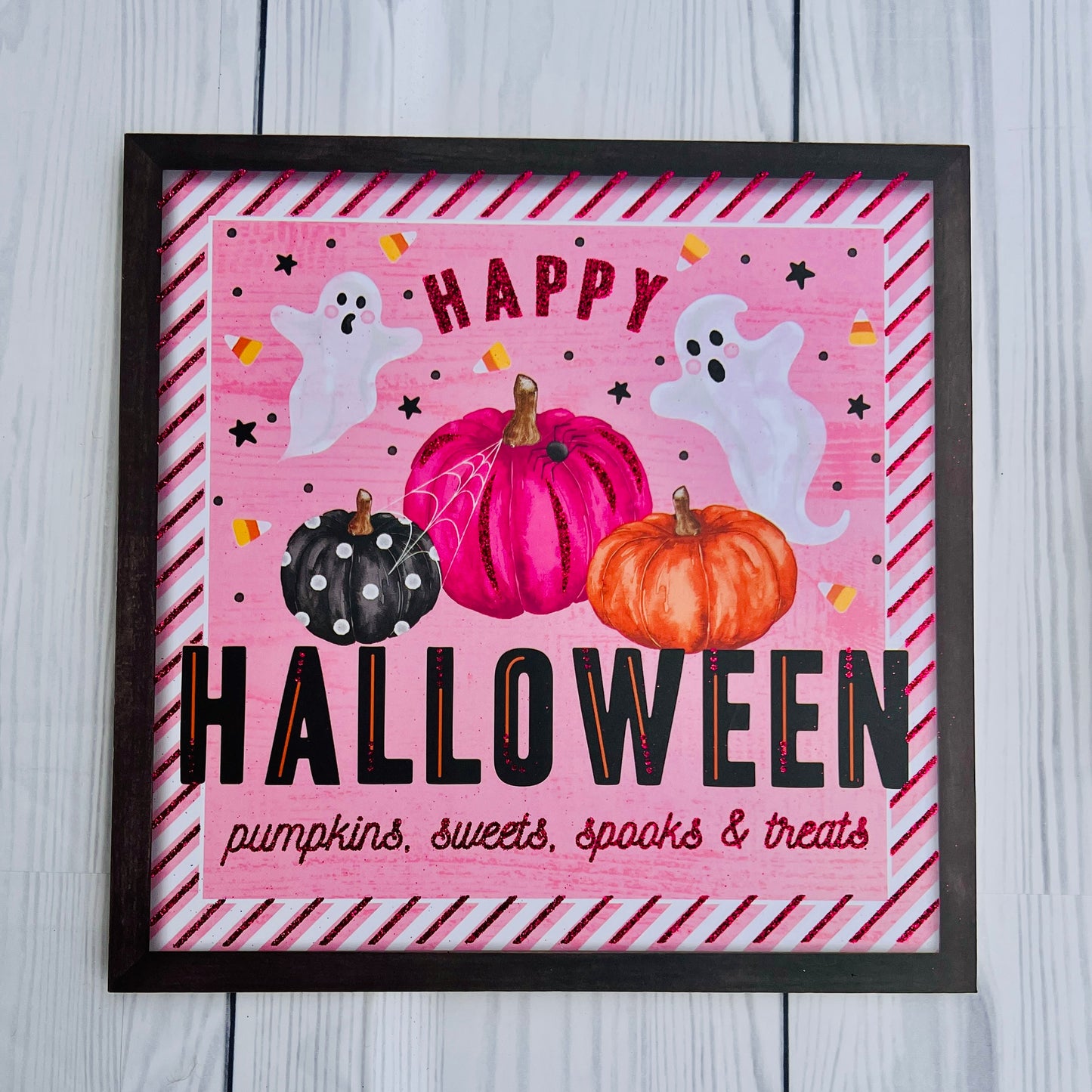 🎃👻 Pink Ghost Halloween Wreath Making Kit – Sweet & Spooky DIY Delight! 👻🎃