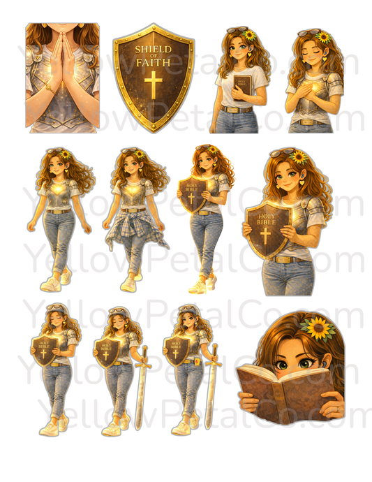 Armor of God Sticker Pack