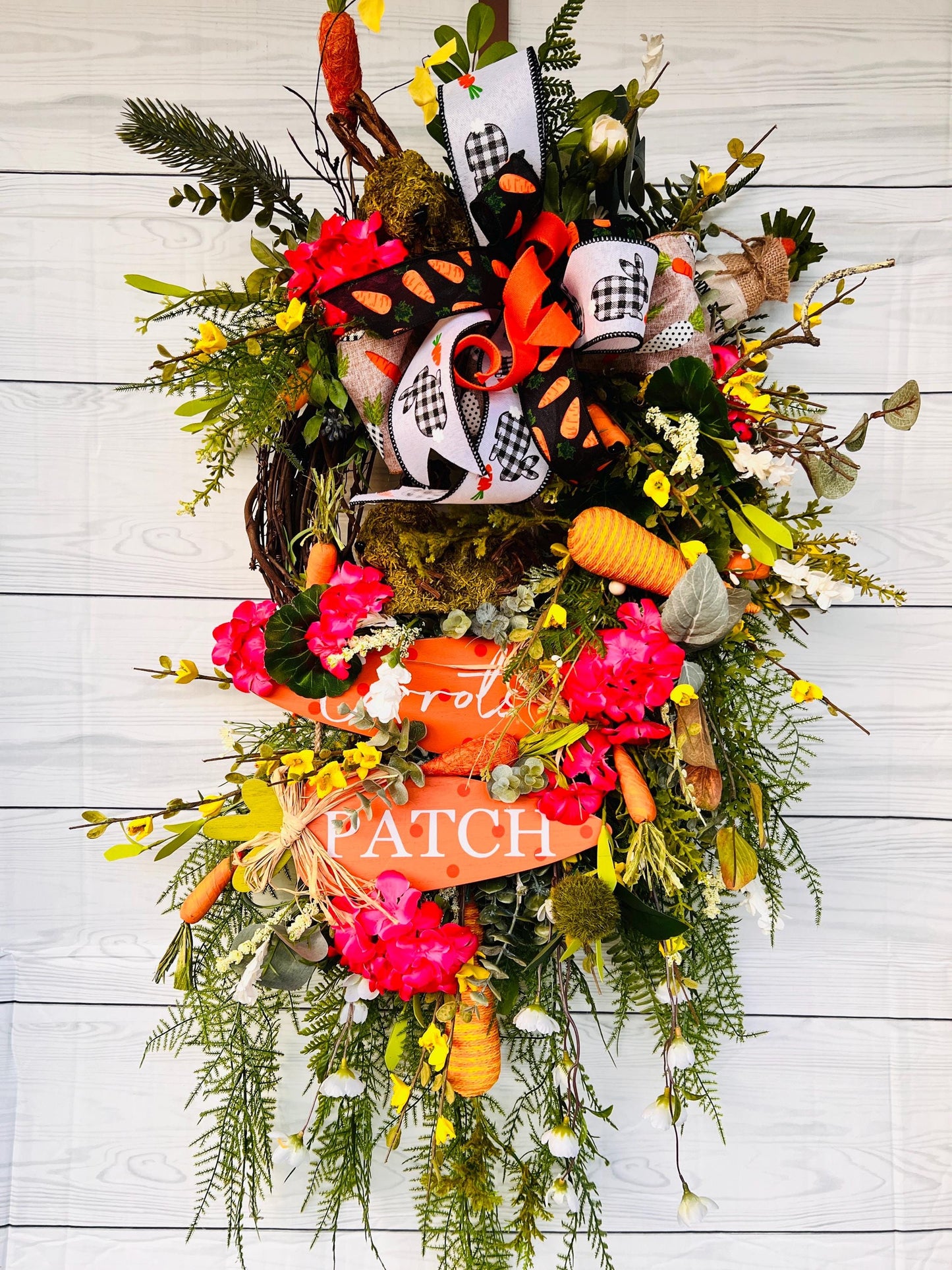 Carrot Patch Spring Wreath