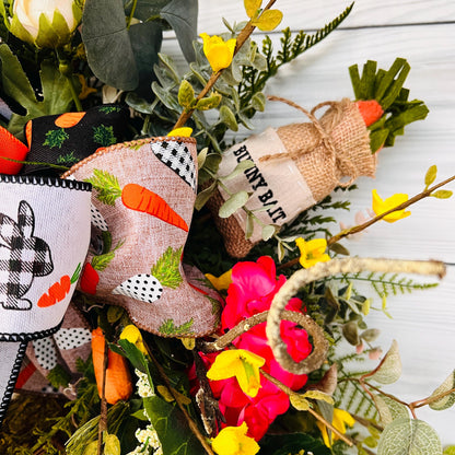 Carrot Patch Spring Wreath