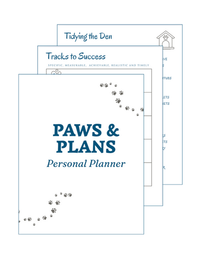 Paws & Plans Personal Planner | 20-Page Pet-Themed Printable