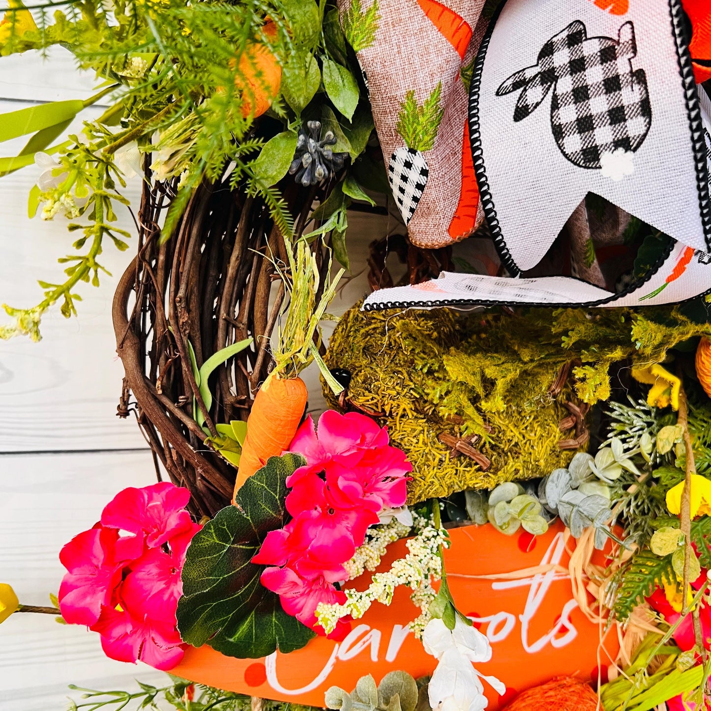 Carrot Patch Spring Wreath