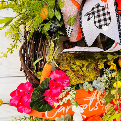 Carrot Patch Spring Wreath
