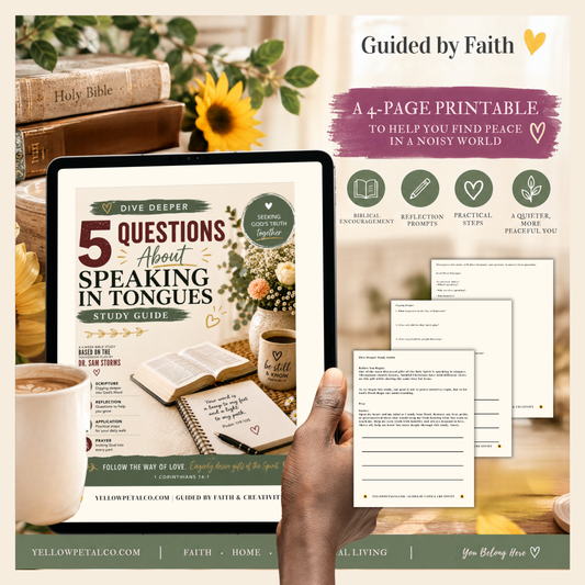 5 Questions About Speaking in Tongues | Free Printable Bible Study Guide
