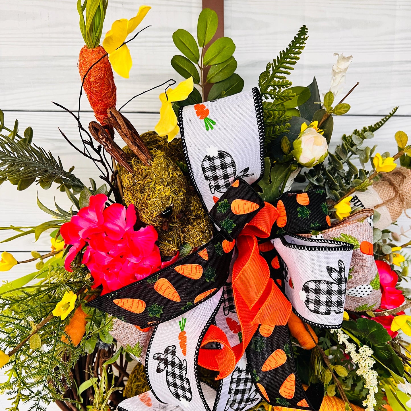 Carrot Patch Spring Wreath