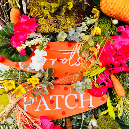 Carrot Patch Spring Wreath