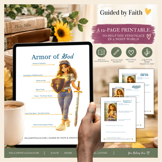 Armor of God Bible Study Journal | Ephesians 6 Printable Reflection Guide