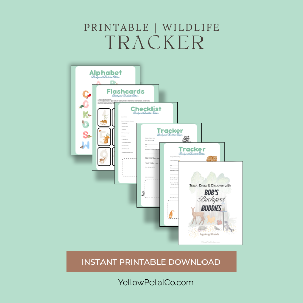 Bob’s Backyard Buddies Wildlife Tracker (22 Pages)