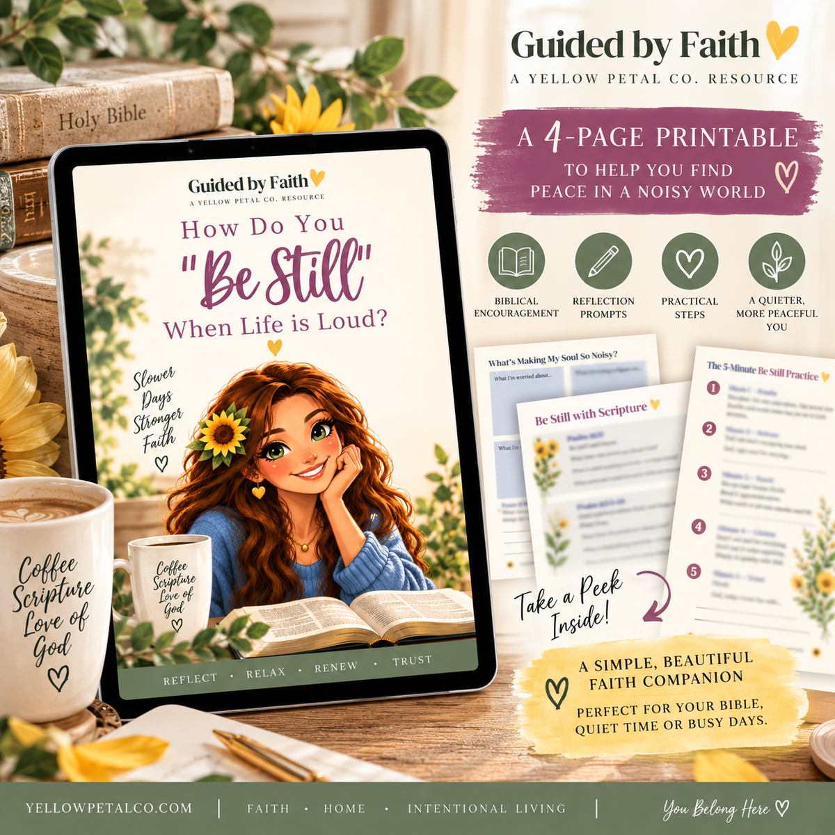 How Do You “Be Still” When Life Is Loud? | Christian Reflection Mini Guide