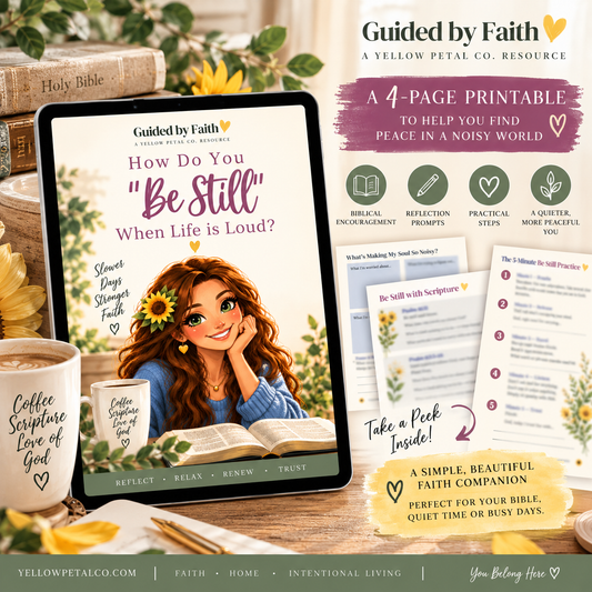 How Do You “Be Still” When Life Is Loud? | Christian Reflection Mini Guide