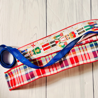 Nutcracker Christmas Wreath & Centerpiece Kit – DIY Holiday Craft