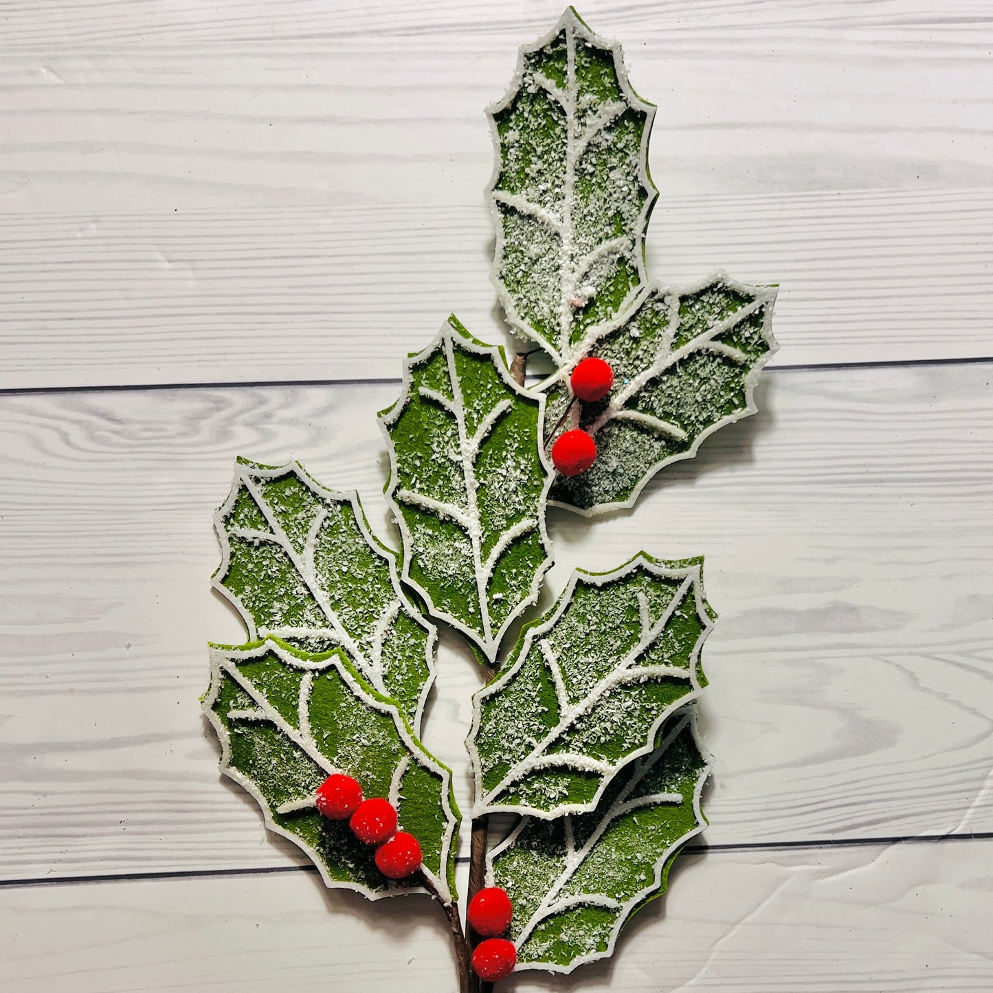 Rustic Merry Christmas Wreath & Centerpiece Kit – Holiday Holly Leaves Decor