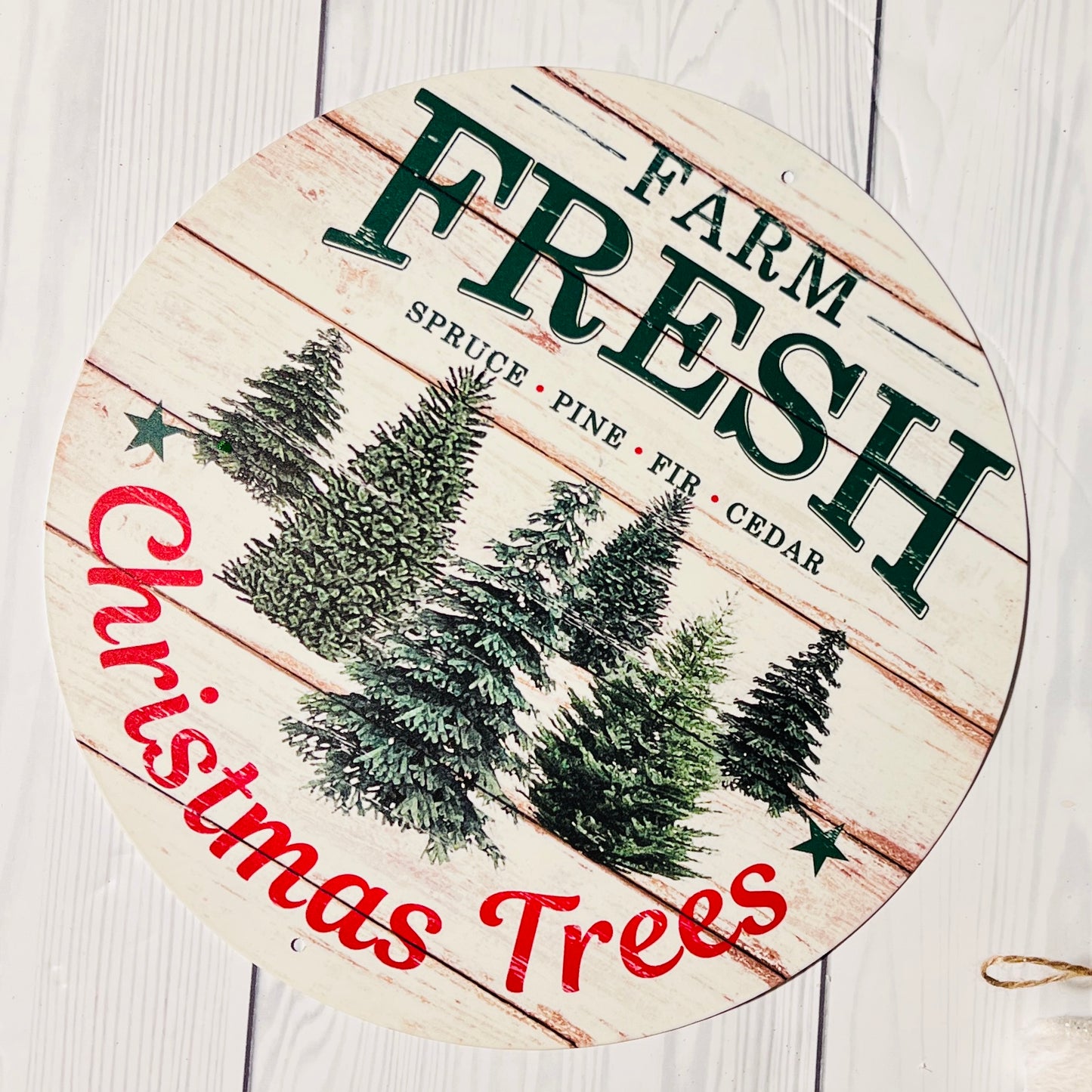 Farm Fresh Christmas Trees Wreath & Centerpiece Kit – DIY Holiday Craft