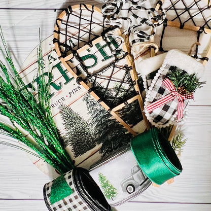 Farm Fresh Christmas Trees Wreath & Centerpiece Kit – DIY Holiday Craft