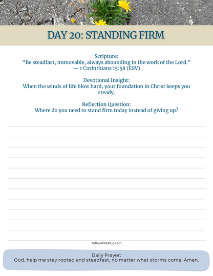 Still Standing: 30-Day Christian Devotional on Perseverance