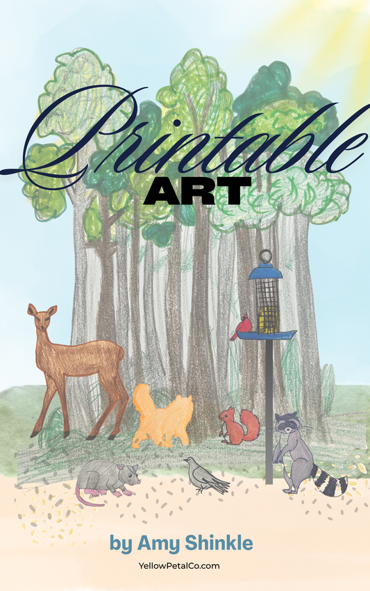Bob’s Backyard Buddies Animal Nursery Printable Art Poster