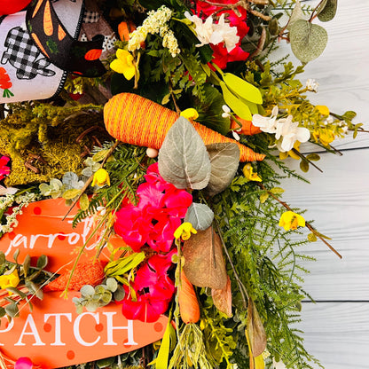 Carrot Patch Spring Wreath