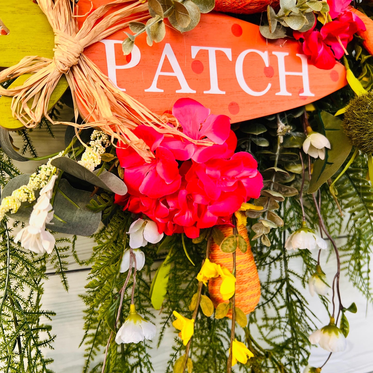 Carrot Patch Spring Wreath