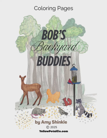 Bob’s Backyard Buddies Coloring Pages – Fun Printable Animal Activity Pack for Kids